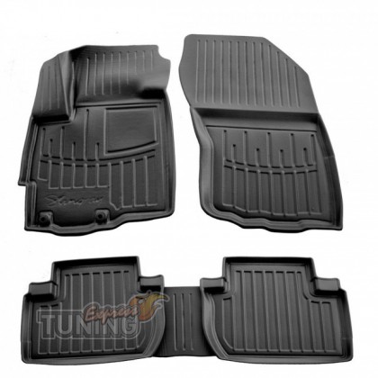 Высокие ковры Citroen C-Crosser с бортами