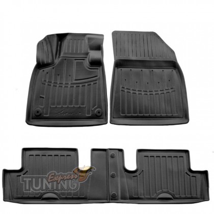 Высокие ковры Citroen C4 Picasso 2 с бортиками