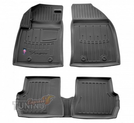 3D Коврики Ford Fiesta 5 MK5 с бортами