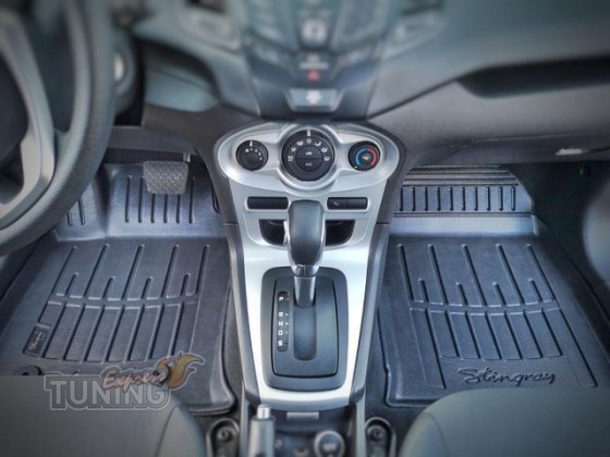 Высокие ковры на Ford Fiesta 7 MK7 USA с бортами