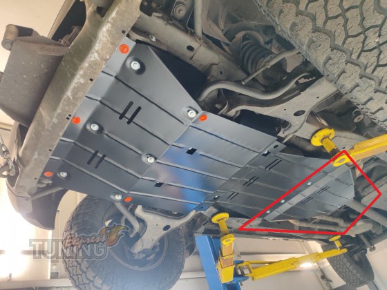 Защита раздатки Nissan Titan 1 поколения A60