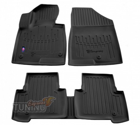 Высокие ковры Hyundai Santa Fe 3 DM с бортами