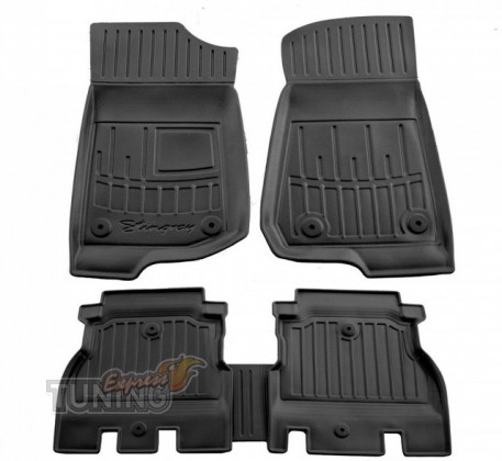 Высокие ковры Jeep Wrangler JL с бортами