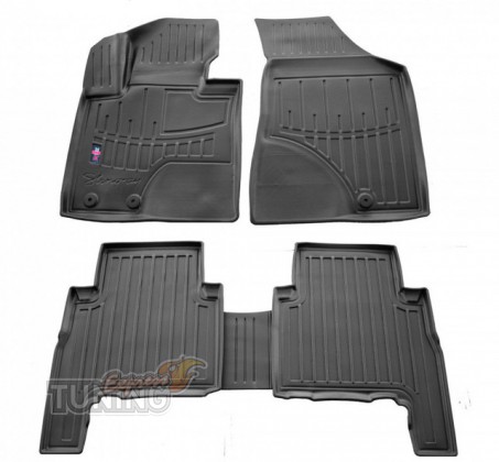 Высокие ковры Kia Sorento 2 XM с бортами