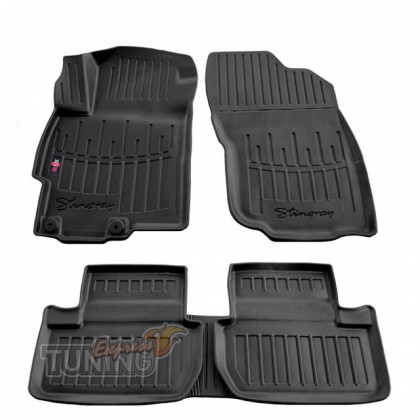 3D Ковры Mitsubishi Lancer X с бортами