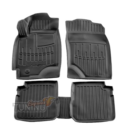 3D коврики Mitsubishi Outlander 1 с бортиками