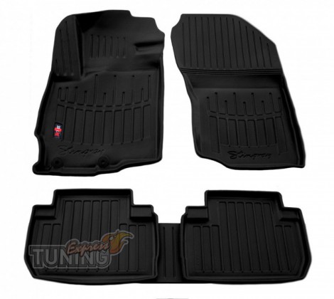 3D коврики Mitsubishi Outlander 3 с бортиками