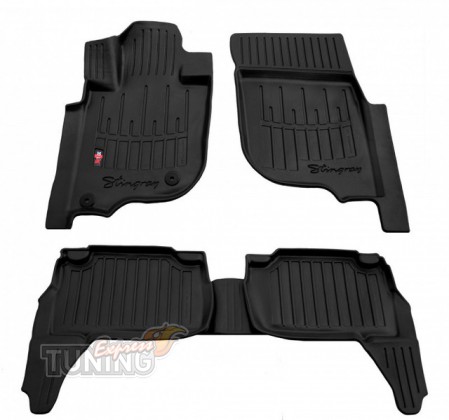 Высокие ковры Mitsubishi Pajero Sport 3 с бортами