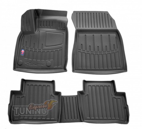 Высокие ковры Nissan Qashqai 3 J12 с бортами