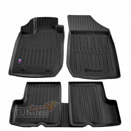 Высокие ковры Renault Logan 1 с бортами