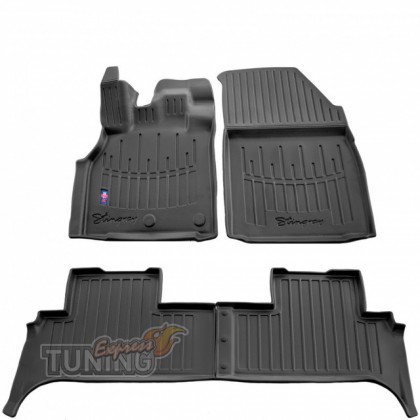 3D Ковры Renault Scenic 3 с бортами