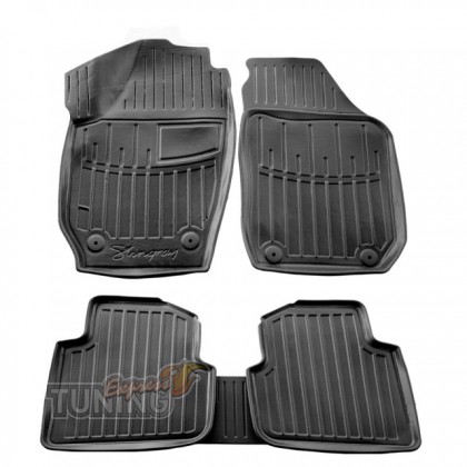 Высокие ковры Skoda Roomster с бортами