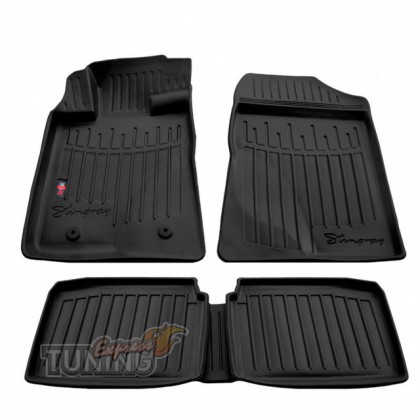 Высокие ковры Toyota Avensis 2 T25 с бортами