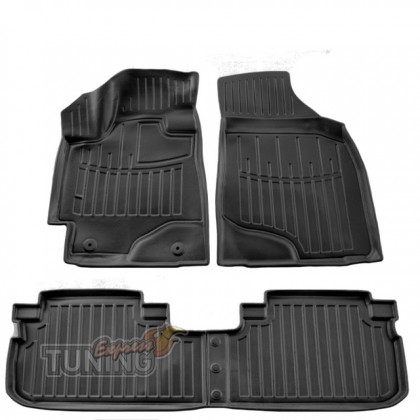 3D Ковры Toyota Highlander 2 XU40 с бортами