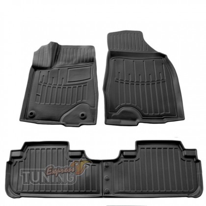 3D ковры Toyota Highlander 3 XU50 с бортами