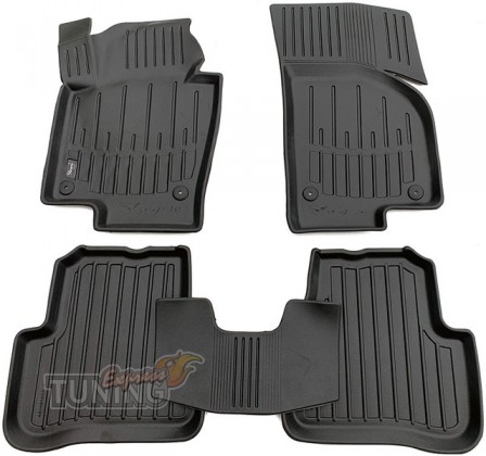 Высокие ковры Volkswagen Passat B6 с бортами