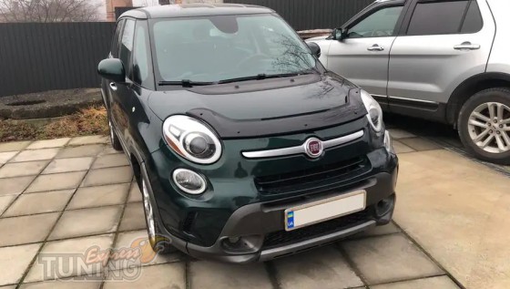 Дефлектор капота Fiat 500L черная
