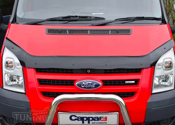 Дефлектр на капот Ford Transit 6 черный