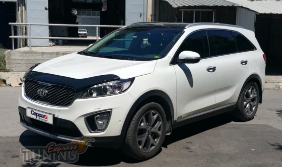 Мухобойка на капот Kia Sorento 3 UM