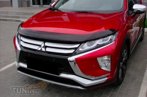 Мухобойка на капот Mitsubishi Eclipse Cross
