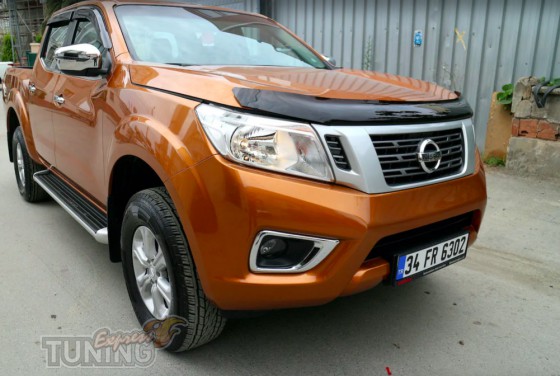 Мухобойка капота Nissan Navara 3 D23 с 2016- года
