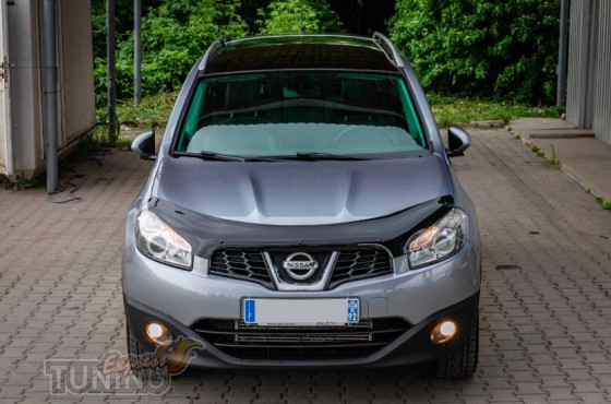 Дефлектор на капот Nissan Qashqai 1 J10 рестайл с 2010- года