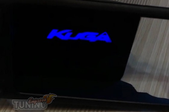 LED подсветка дверных ручек Ford Kuga 1 с логотипом