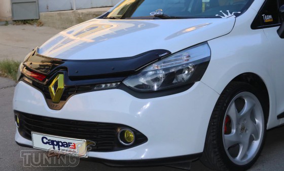 Дефлектор на капота Renault Clio 4