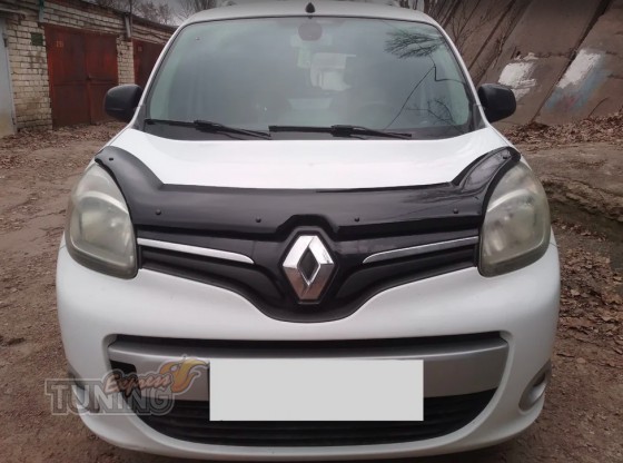Дефлектор капота Renault Kangoo 2 рестайлинг с 2013- года