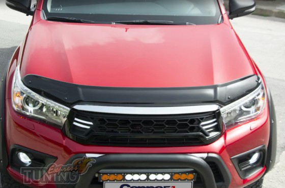 Дефлектор капота Toyota Hilux 8 с 2015- года