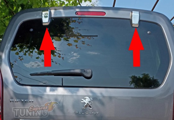 Хром накладки на петли двери Toyota Proace City