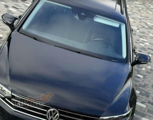 Накладки на зеркала Volkswagen Passat B8 черные