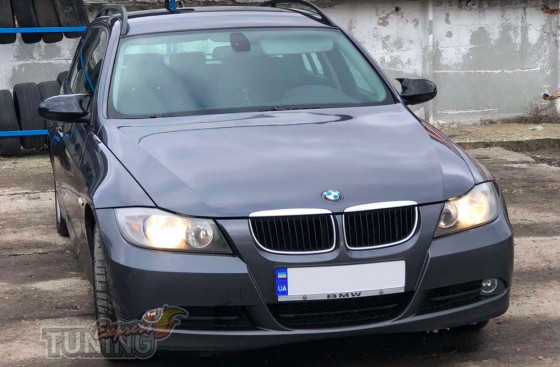 Накладки зеркал BMW 3 series E90 E91 E92 E93 черные