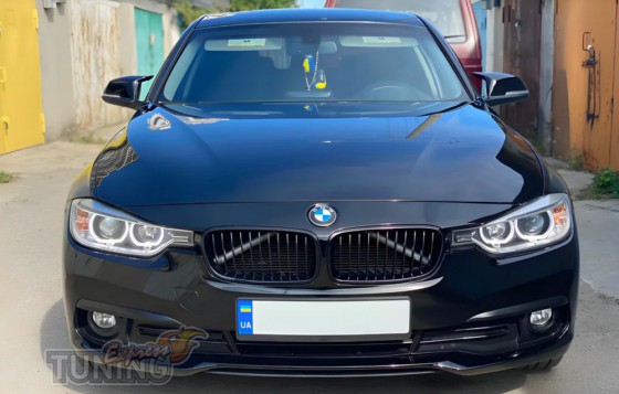 Накладки на зеркала BMW 3 series F30 F31 черные