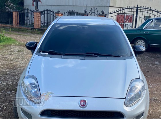 Накладки зеркал на Fiat Grande Punto черные