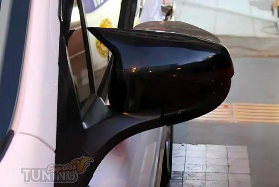 Накладки зеркал Ford Courier 2 черные