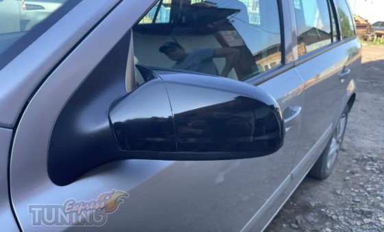 Крышки на зеркала Opel Astra H черные