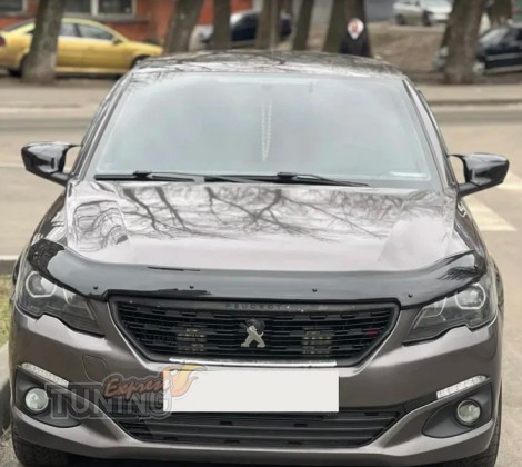 Крышки на зеркала Peugeot 301 черные