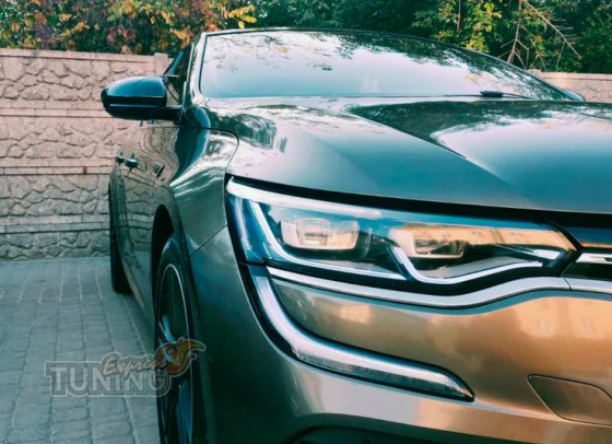 Накладки на зеркала Renault Talisman черные