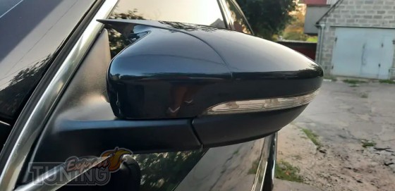 Крышки зеркал на Volkswagen Jetta 6 черные 