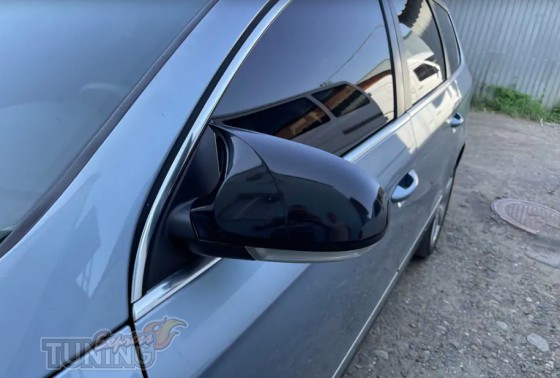 Крышки на зеркала для Volkswagen Passat B6 черные
