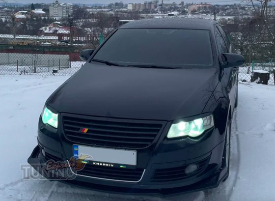 Накладки на зеркала для Volkswagen Passat B6 черные