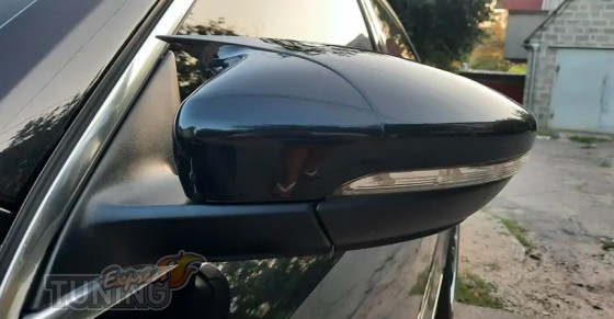 Крышки зеркал на Volkswagen Scirocco черные