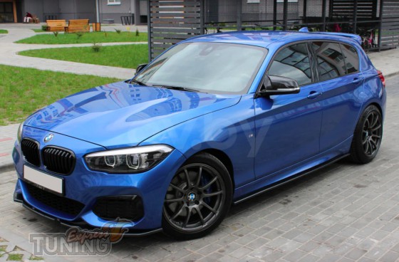 Крышки на зеркала BMW 1 F20 F21 черные
