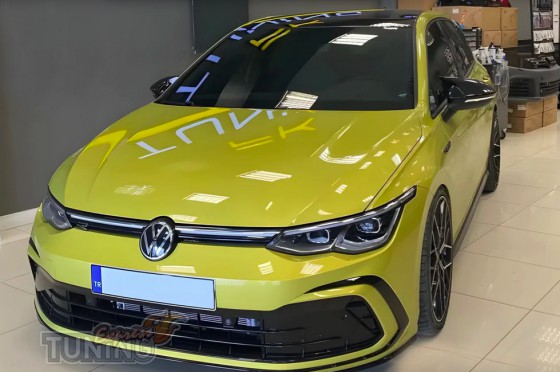 Накладки зеркал Volkswagen Golf 8 черные