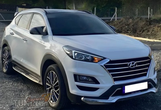Крышки на зеркала Hyundai Tucson 3 TL черные