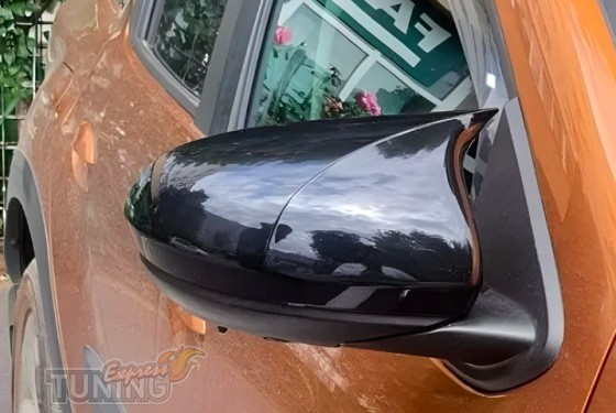 Крышки зеркал на Renault Duster 2 черные