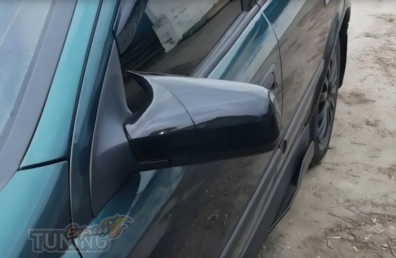 Крышки на зеркала Opel Astra G Classic черные