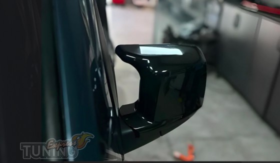 Крышки на зеркала Peugeot Bipper черные