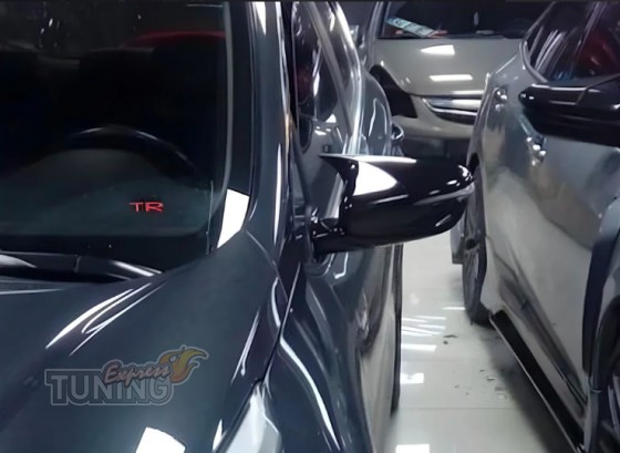Крышки на зеркала Kia Ceed 2 черные